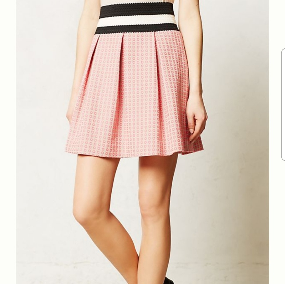Maeve "ballad swing" flounce skirt